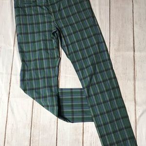 Chervo Green Plaid Golf Inspired Pants Size 36 XL